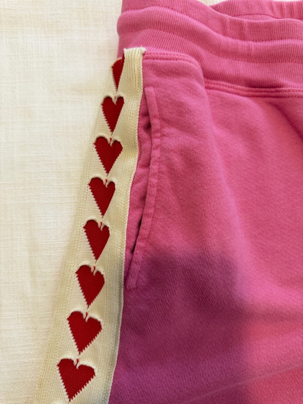 Anthropologie Sundry Team Trackpant Heart Sweats - Picture 6 of 14